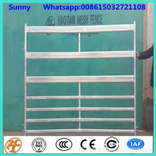 galvanized oval pipe 1.8x3m protable horse yard panel fence used for livestock